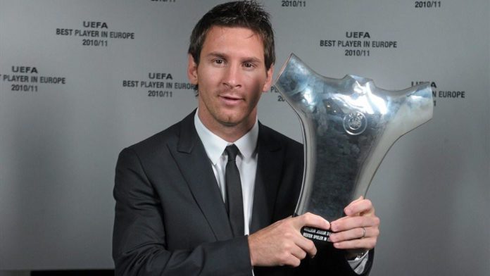 Lionel Messi wins 'Forward of the Season' award