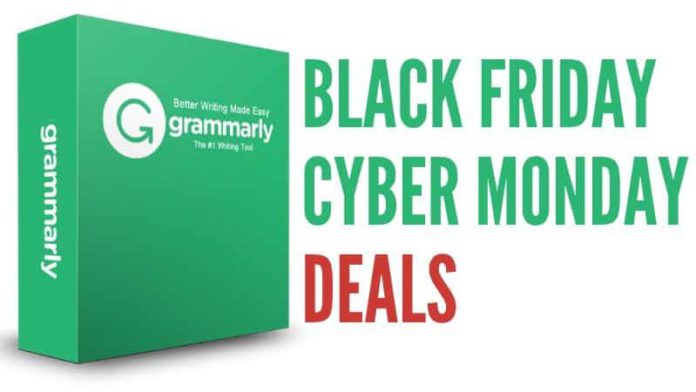 Grammarly Black Friday and Cyber Monday Deals