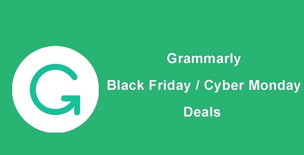 grammerly cyber monday 2019
