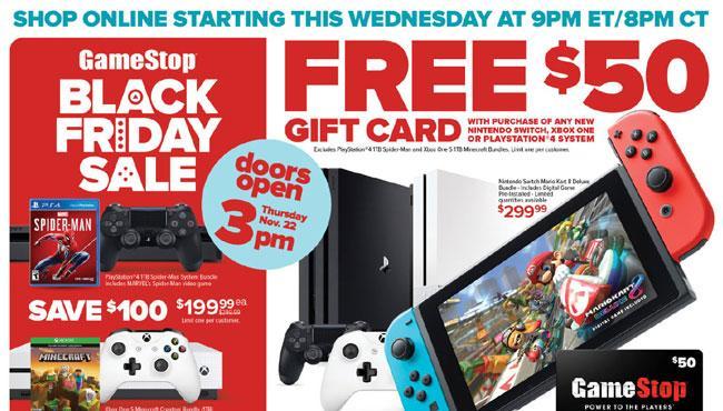 gamestop black friday nintendo switch