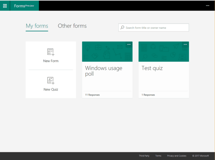 Microsoft Forms