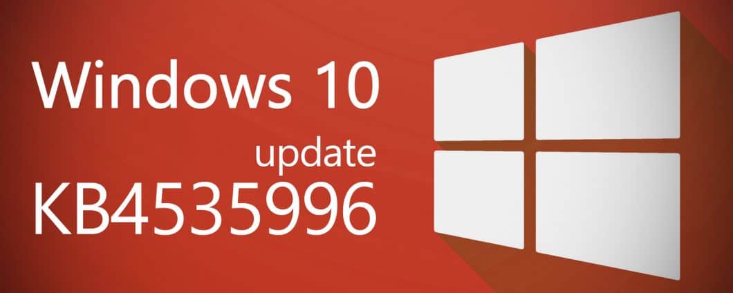 Windows update KB4535996
