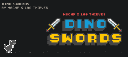 google dino swords game