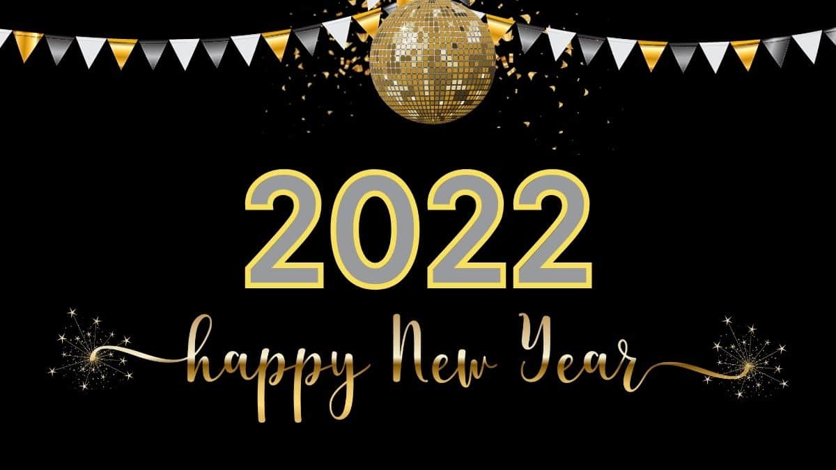 Happy New Year 2022 Stickers, Funny For Wishing Your Friends And Family