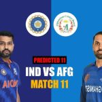 IND vs AFG Probable Playing 11 and Dream 11 Predictions For Asia Cup 2022